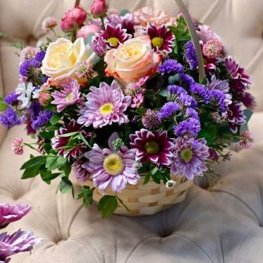 Букет Корзина с цветами